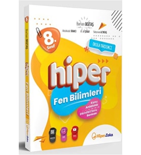 Hiper Zeka Yayınları 2025 8. Sınıf Hiper Fen Bilimleri Konu Anlatımlı & Etkinlikli Soru Bankası / 9786256935334 (Çok Renkli)
