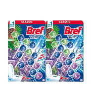 Bref Power Aktiv Klozet Bloğu Pıne ve Lavanta Kokulu (8 Li Set) (2pk 4) 2 Paket