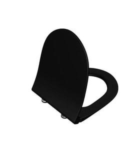 VitrA İntegra Square Yavaş Kapanır Klozet Kapağı Mat Siyah 191-083-009