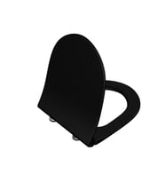 VitrA İntegra Square Yavaş Kapanır Klozet Kapağı Mat Siyah 191-083-009