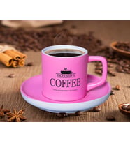 BK Gift Kişiye Özel Tarihli İsimli Mat Pembe Renk Türk Kahvesi Fincanı-1 Renkli Türk Kahvesi Fincanı, Arkadaşa Hediye, Anneye Hediye, Kahve Fincanı