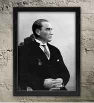 Atatürk Portre Çerçeveli Tablo, Farklı ve Özel Hediye 13