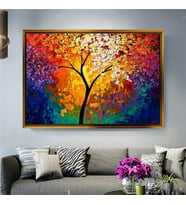 Altın Çerçeveli dekoratif tablo l880 (Gold)