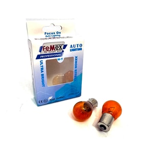 Femex Naturel Turuncu P21W BAU15S Sinyal Aydınlatma