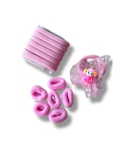 Caş Dekorasyon Pembe Renk Çantalı Çocuk Toka Set