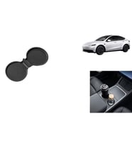 Tesla Model 3 Model Y Standart Juniper 2025+ Uyumlu Orta Bardaklık Pedi Kaymaz Konsol Koruyucu Matı 1 Adet Siyah