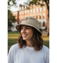 Unisex Yama Detaylı Pamuklu Bucket (Balıkçı) Şapka Koleksiyonu 8980