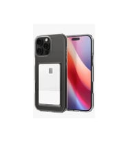 iPhone 16 Pro Kılıf Kart Şeffaf Silikon - Şeffaf