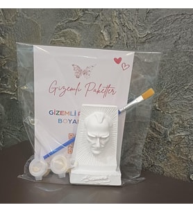 Atatürk Büstü Taş Tozu Boyama Seti