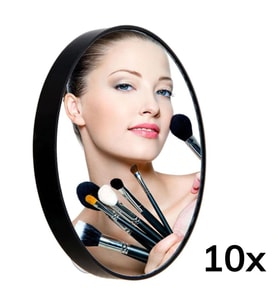 10x Büyüteçli Vantuzlu Pratik Kullanışlı Makyaj Lens Traş Aynası (Çok Renkli)