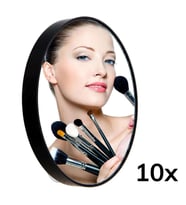 10x Büyüteçli Vantuzlu Pratik Kullanışlı Makyaj Lens Traş Aynası (Çok Renkli)