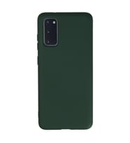 Samsung Galaxy S20 Kılıf Nano İçi Kadife Silikon - Koyu Yeşil