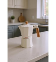 Bambum Garen - Moka Pot 6 Fincan Bej