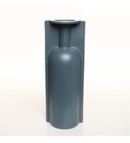 Vitale Lıp Koyu Gri Vazo Büyük 13*10*36 Cm AK.JL0011