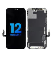 Apple iPhone 12 Pro Max ile Uyumlu GX İncell Lcd Ekran Dokunmatik (Siyah)
