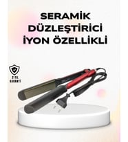 Profesyonel Titanyum Saç Düzleştirici – Ayarlanabilir Isı Ve Hızlı Isınma Özellikli