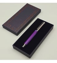 Kutulu Mor Metal Roller Kalem
