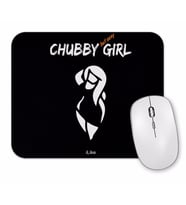 Chubby Girl Mouse Pad
