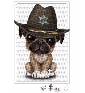 Pug Köpek 03 Puzzle 240 Parça Yapboz