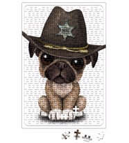 Pug Köpek 03 Puzzle 240 Parça Yapboz