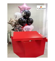 BALON KUTUSU UÇAN BALON KUTUSU DOĞUM GÜNÜ PARTİ BALON KUTUSU SÜPRİZ KUTU KENDİN YAP HEDİYELİK KUTU