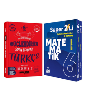 Ankara Yayıncılık 6. Sınıf Türkçe Güçlendiren ve Örnek Akademi Süper İkili Matematik Seti 2 Kitap