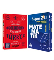 Ankara Yayıncılık 6. Sınıf Türkçe Güçlendiren ve Örnek Akademi Süper İkili Matematik Seti 2 Kitap