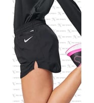 Nike Dri-Fit Tempo Luxe 3 Running Slip Astarlı Siyah Kadın Spor Şort