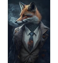 THE OVERSEER Rulo Tuval Üzeri Canvas Baskı – Premium Çözünürlük, Çerçevesiz (Çok Renkli)