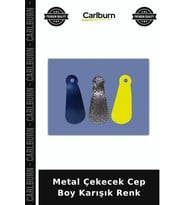 Özel Üretim Pratik Seyahat Asma Delikli Günlük Metal Çekecek - Cep Boy - Karışık Renk