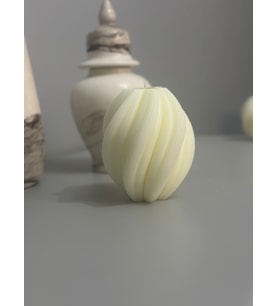 Küçük Boy Dekoratif Spiral Mum