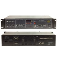 West Sound Tks 160Z6 Bölge Volüm Kontrollü Mikser Amplifikatör (Siyah)