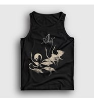 Presmono Unisex Siyah Egrets Metal Alcest Atlet 521378tt