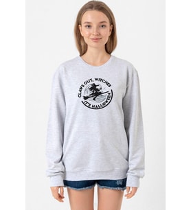 Claws Out Witches Its Halloween Grimelanj Kadın 2ip Sweatshirt