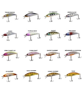 Ryuji Baby Minnow Sinking 5cm 4.5gr Maket Yem - Honey Shrimp