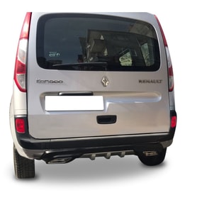 Renault Kangoo Difüzör Arka Tampon Çift Egzoz Çıkışlı