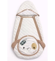 Bebek Kundak Fermuarlı Little Lucky Desenli Velboa Figürlü