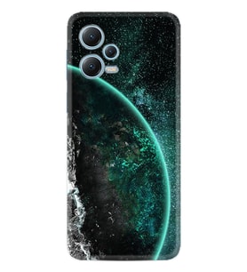 Xiaomi Redmi Note 12 5g Kılıf Resimli Desenli Silikon Platinium Series Green World 1856