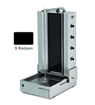 Empero EMP.DN.211-LPG Döner Ocağı Gazlı Camlı 4 Radyanlı***lpg