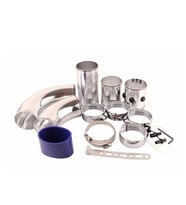 3 inç Hava Filtresi Turbo Emme Intercooler Borusu Soğuk / Sıcak Boru Hortumu Alüminyum Set