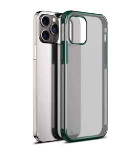 Microsonic Apple iPhone 13 Pro Max Kılıf Frosted Frame Yeşil