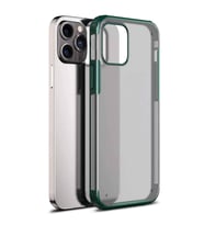 Microsonic Apple iPhone 13 Pro Max Kılıf Frosted Frame Yeşil