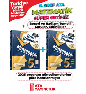 5. Sınıf Matematik Süper Set Soru Bankam + Çalışma Kitabım Yeni