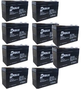 ORBUS 12V 9Ah AGM (UPS GÜÇ KAYNAĞI AKÜSÜ) 10'LU PAKET