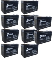 ORBUS 12V 9Ah AGM (UPS GÜÇ KAYNAĞI AKÜSÜ) 10'LU PAKET