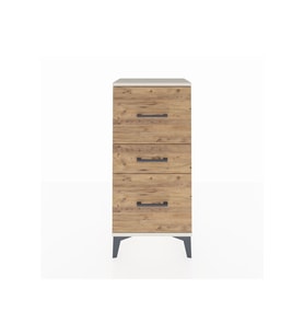 Arges Komodin 3 Çekmeceli 44x30x96 Aytaşı-Çam