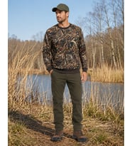 Saz Desen Avcı Sweatshirt Kamuflaj Outdoor Sweat