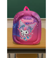 NEWFULL KUROMİ KIZ ANAOKUL SIRT ÇANTASI (Pembe)