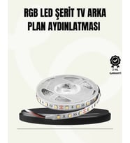 Tv Arkası Led Şerit Işık Otomatik Açma Kapama Özellikli 2mt