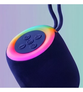 Taşınabilir Kablosuz Hoparlör, LED Işıklı Bluetooth Hoparlör